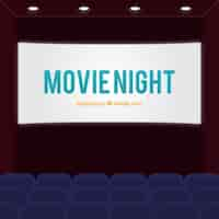 Free vector cinema background