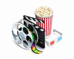 Free vector cinema concept