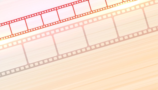 Бесплатное векторное изображение Кинопленка фильм фон векторные иллюстрации