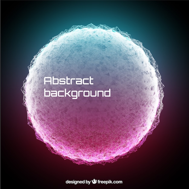 Free vector circle abstract background