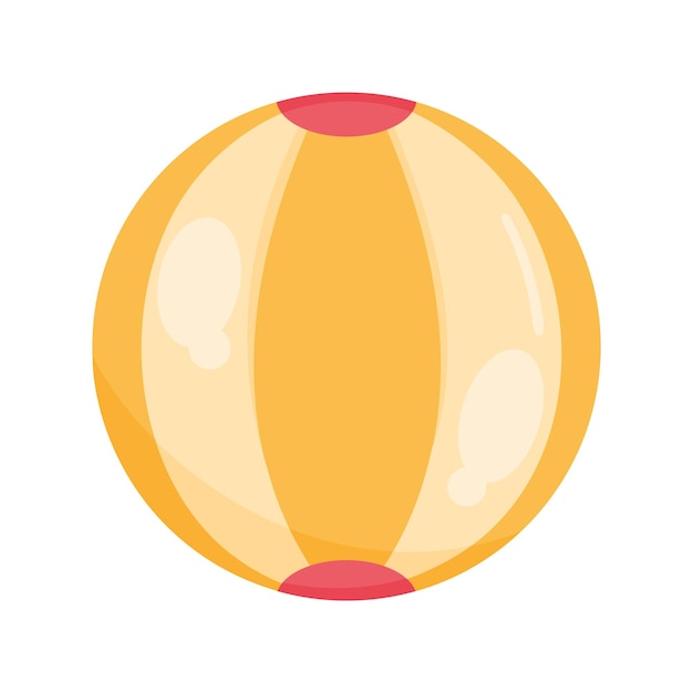 Free vector circle beach ball