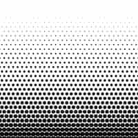 Free vector circle black halftone vector background