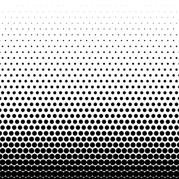 circle black halftone vector background