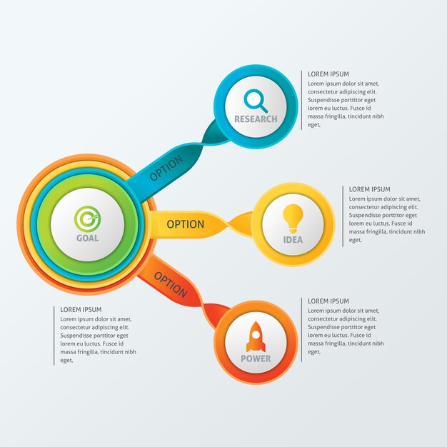 Circle Business Infographic Template