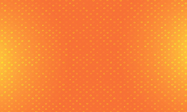 circle doodle in shiny orange background