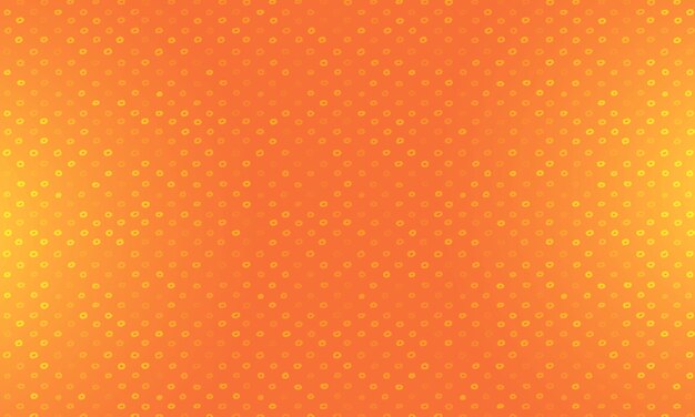 circle doodle in shiny orange background