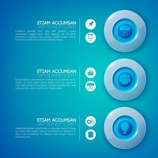 Circle infographic business concept