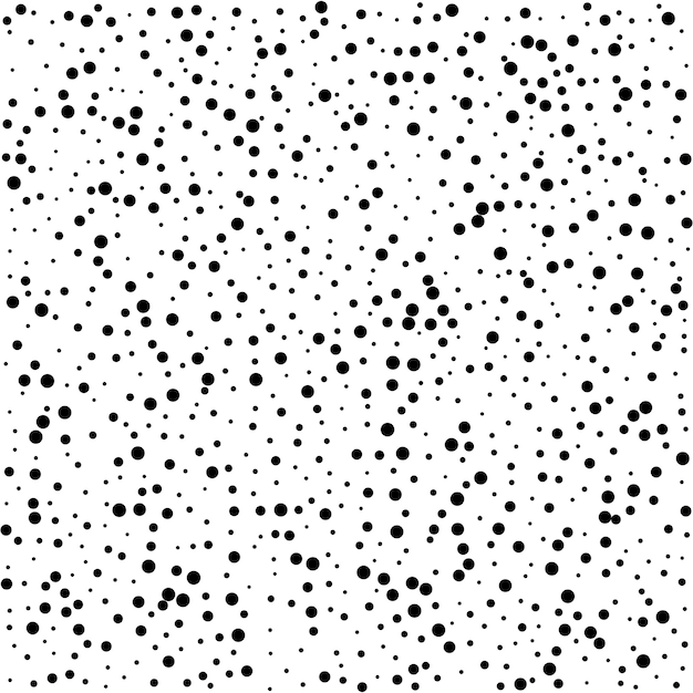 Circle seamless pattern with dotted halftone isolated on white background. Vector illustration template