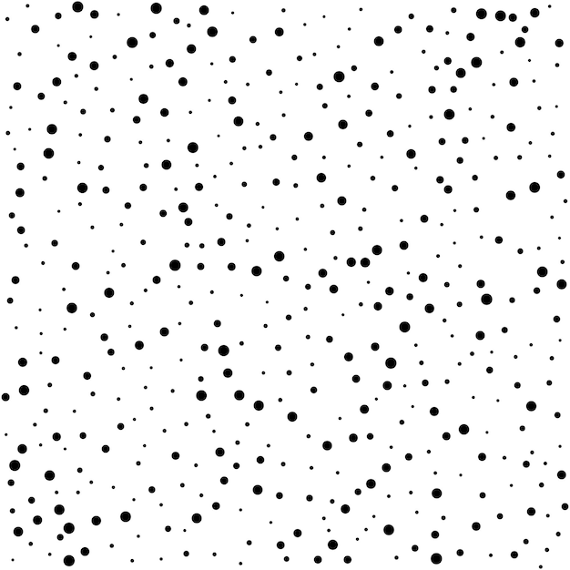 Circle seamless pattern with dotted halftone isolated on white background vector illustration