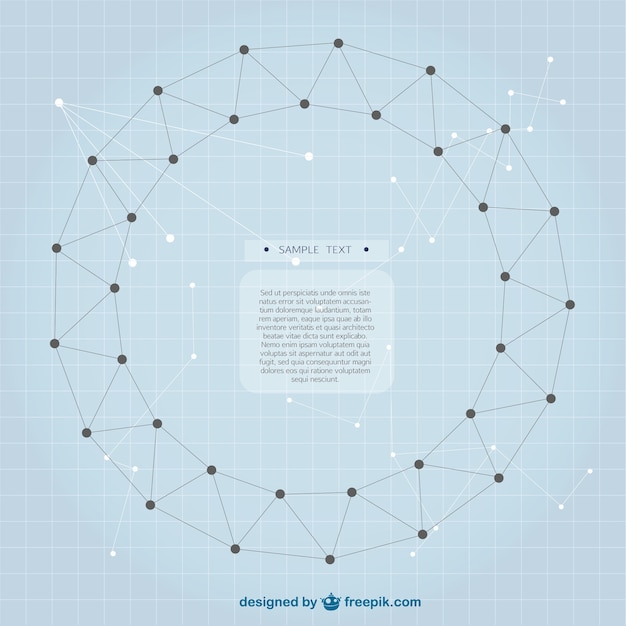 Modello wireframe vettore