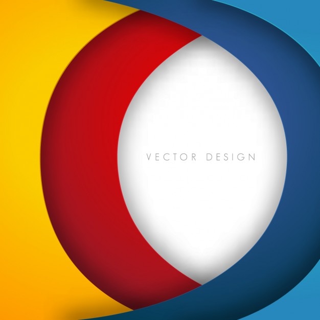 Free vector circles background in different colors