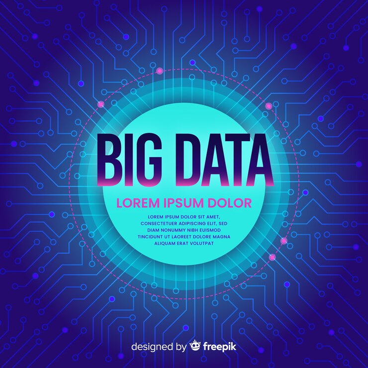 मुफ़्त वेक्टर circuit big data background