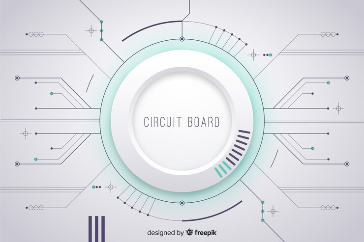 Free Vector circuit board background