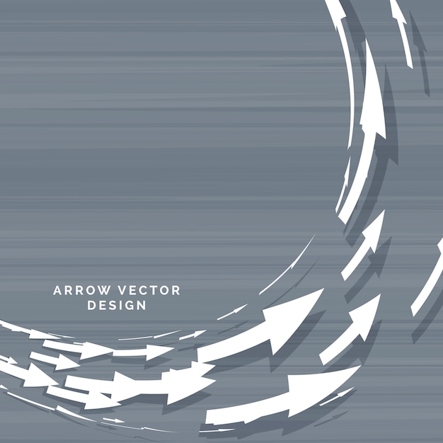 Circular arrow design