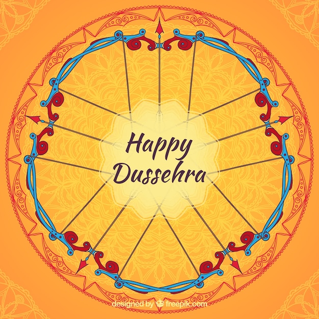 Circular dussehra background