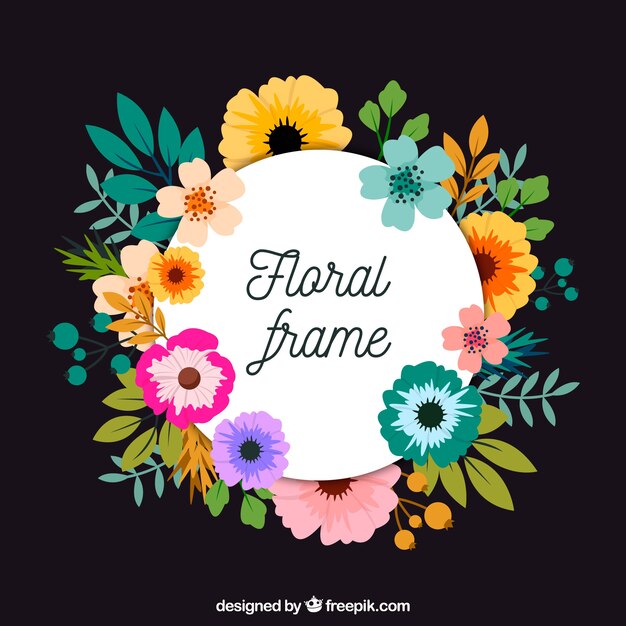 Round Floral Frame Images - Free Download on Freepik