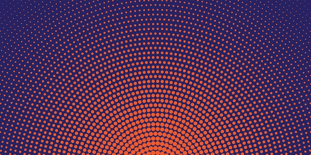 circular halftone background