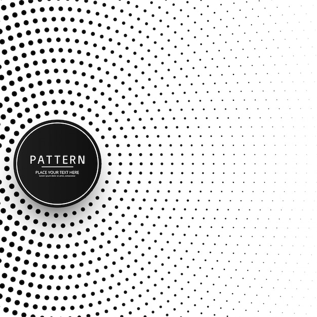 Circular halftone pattern 