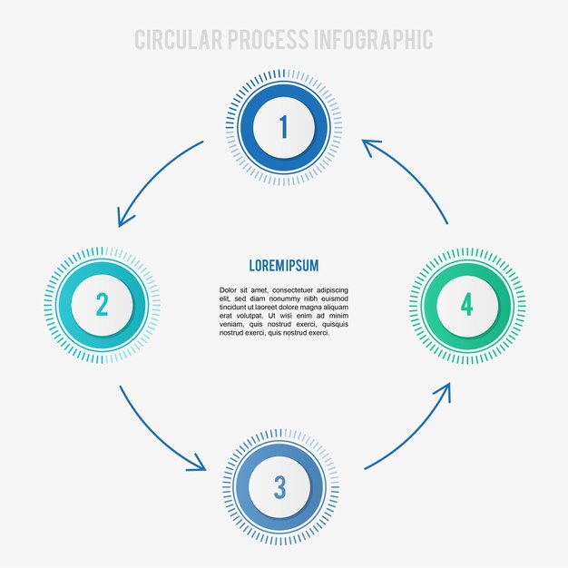 Infografica circolare