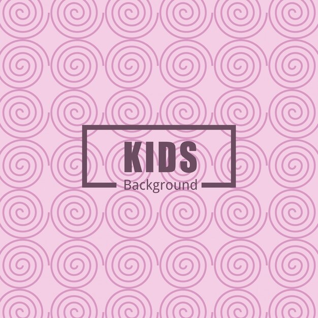 Circular pattern background for kids