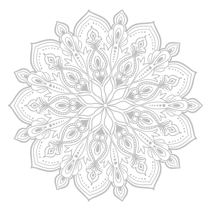 Free Vector circular pattern in form of decorative mandala design