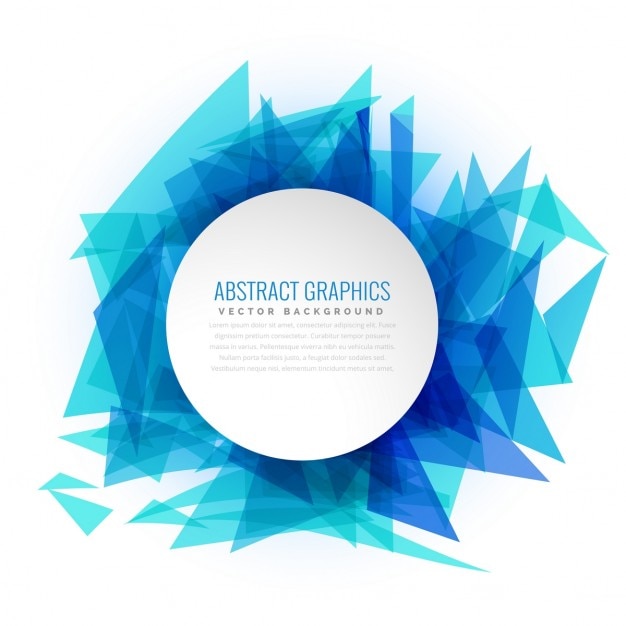 Free Vector circular polygonal background