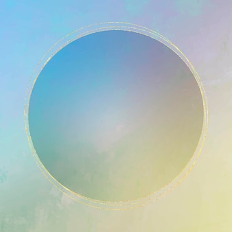 Circular rame background