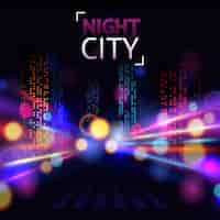 Free vector city blur background