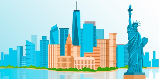 City landmarks wallpaper for video conferencing