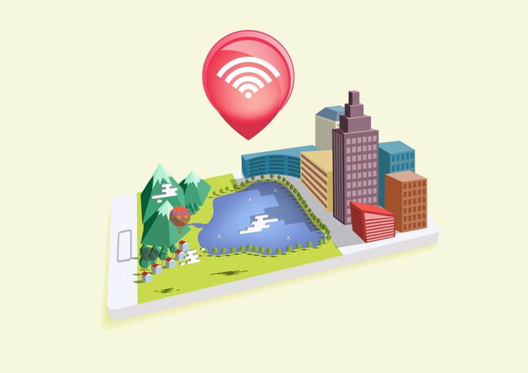 Free Vector city map background