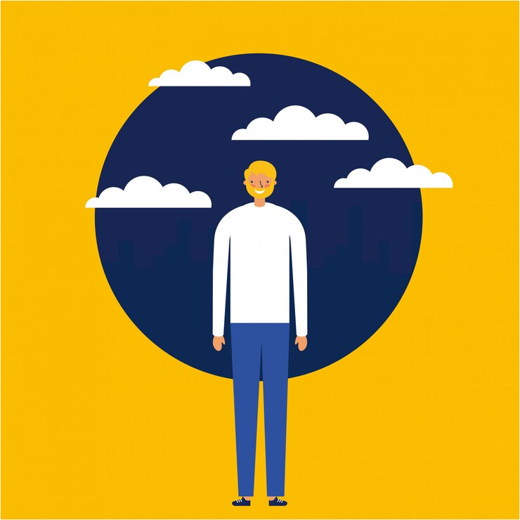 Free Vector city people outdoor