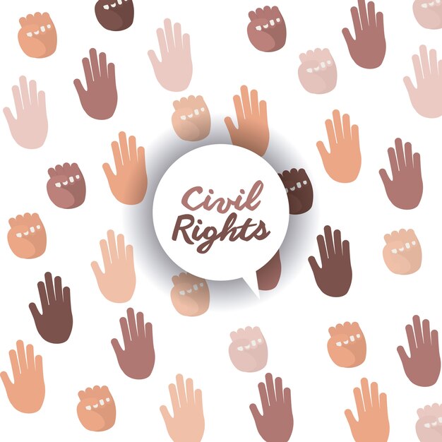 Free Vector | Civil rights