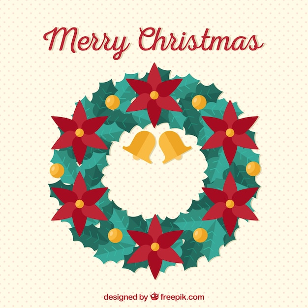 Бесплатное векторное изображение Классический фон с рождественским орнаментом