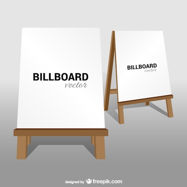 Classic billboard vector