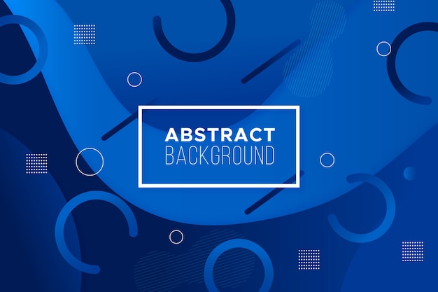 Classic blue background abstract design