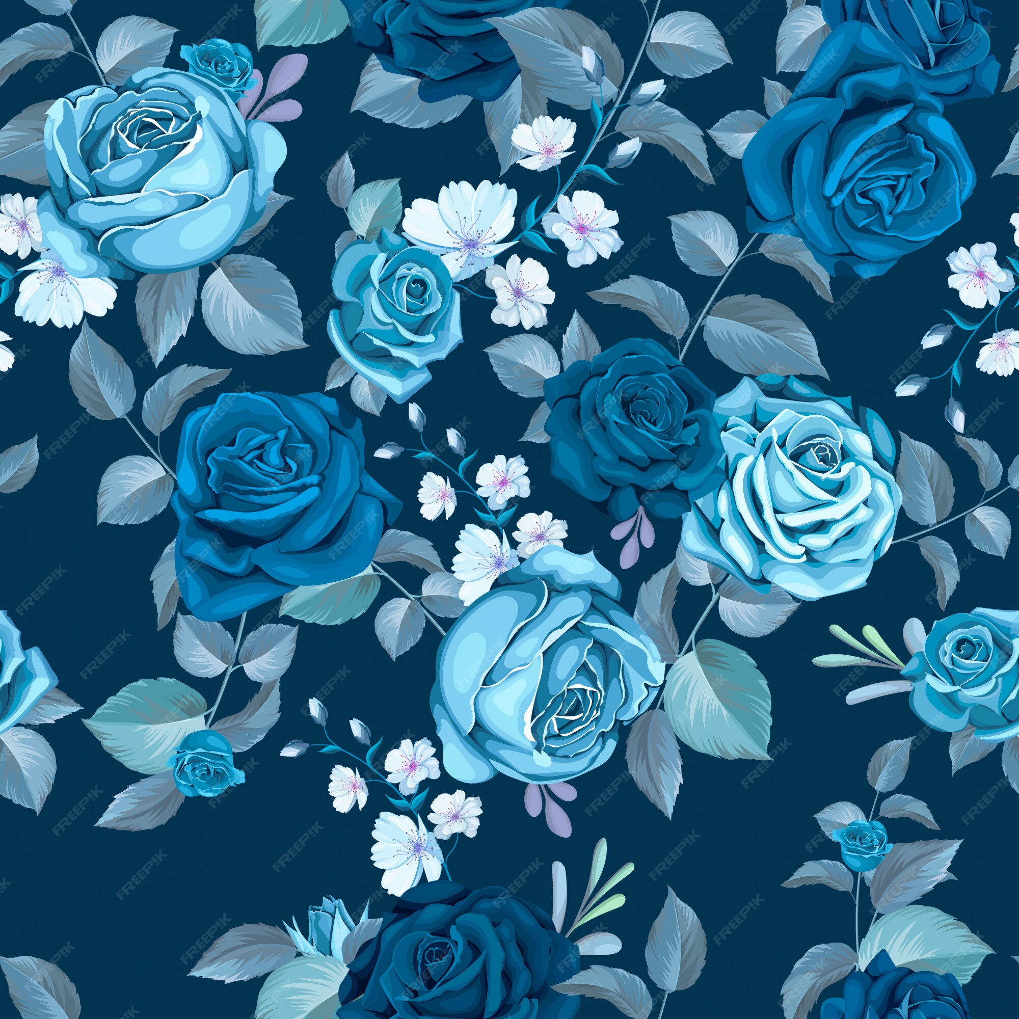 Details 100 blue rose background