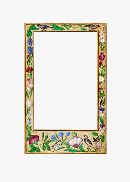 Classic botanical frame