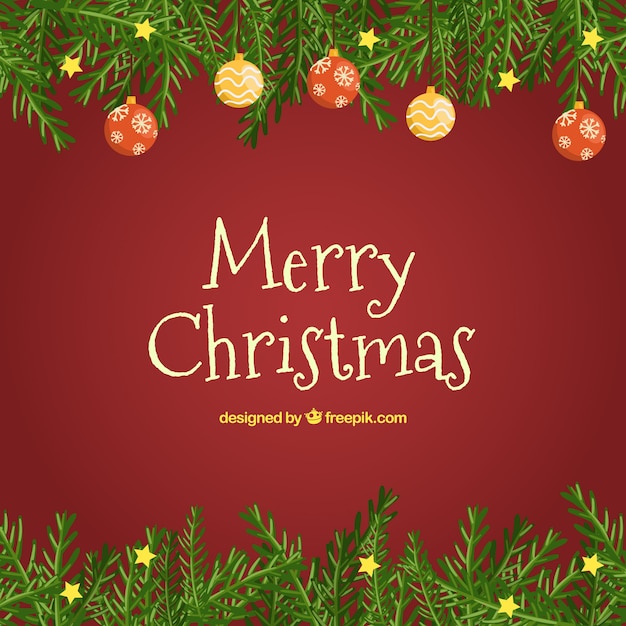 Free vector classic christmas background