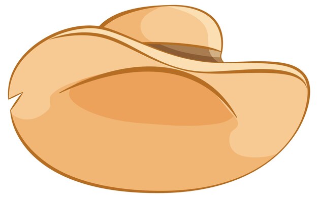 Free vector classic cowboy hat vector illustration