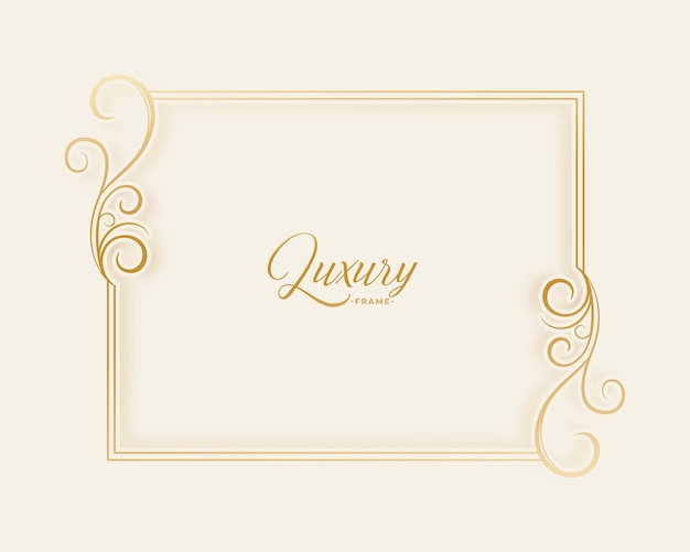 Classic floral frame background with text space