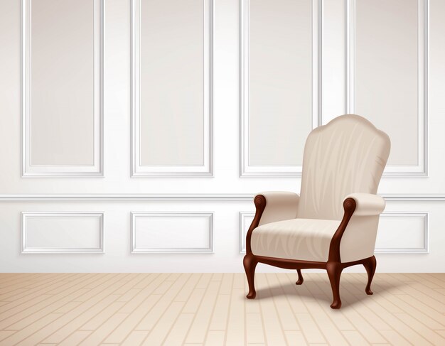 classic interior illustration