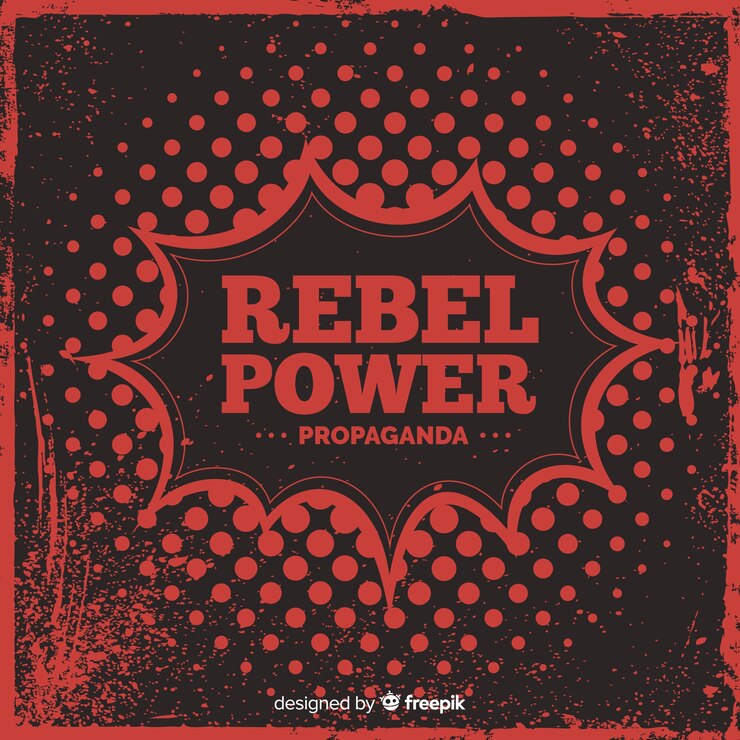 Free Vector classic revolution composition with grunge style