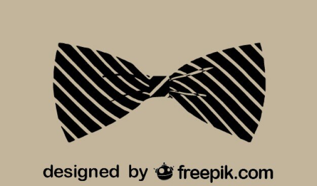 classic vintage fashion bowtie icon