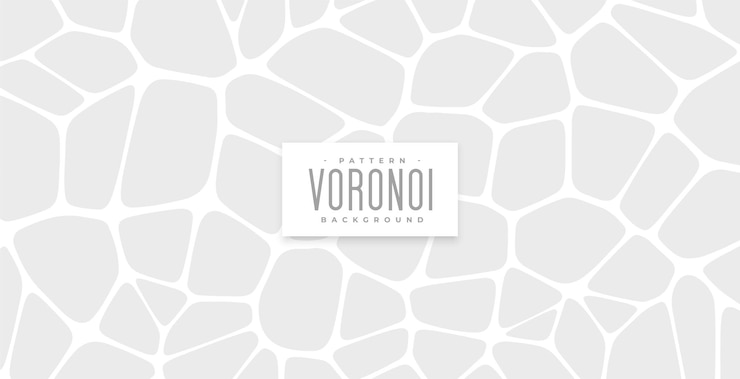 무료 Vector 클래식 voronoi 패턴 추상적 인 배경
