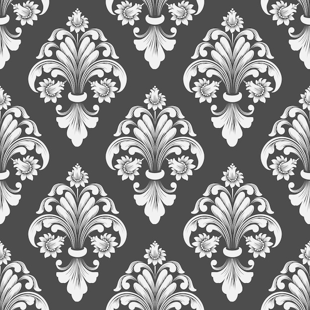 Classical luxury old fashioned damask pattern.