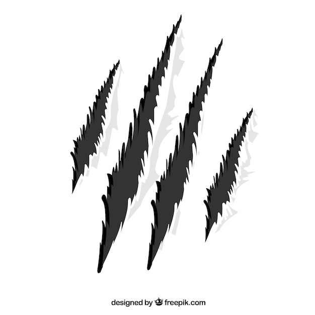 Claw rip wild icon vector