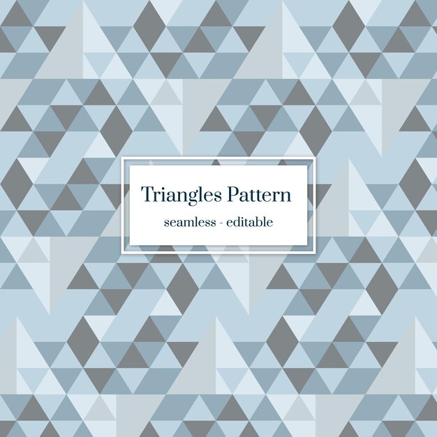 Clean background of grey triangles pattern seamless