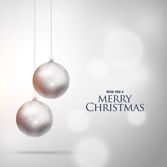 白い​背景​に​きれいな​クリスマス​の​装飾​の​ボール