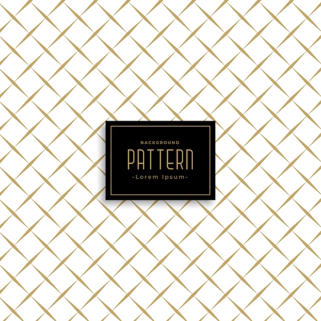 Clean cross line vector pattern