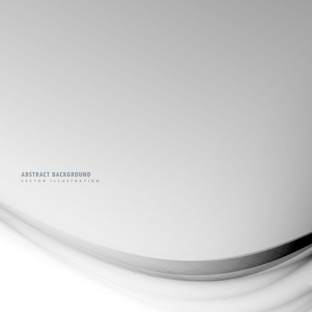 Free vector clean gray background with wavy lines